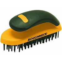 Roughneck Soft Grip Block Wire Brush with Handle
