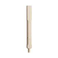 Pine Stop Chamfer Spigot Newel Post 850 x 91mm