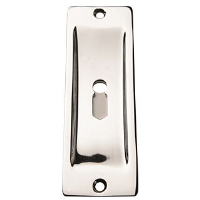 Sliding Door Flush Pull & Keyhole Chrome