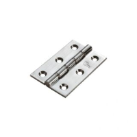 100mm Double Washered Butt Hinge Satin Chrome (Pack of 10)