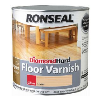 Ronseal Diamond Hard Clear Floor Varnish Gloss 2.5ltr