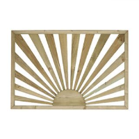 Cheshire Treated Pine Deck Sunburst Panel
