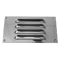 Vent Louvre 9" x 3" Polished Chrome