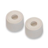 Door Stop Buffer 1.1/4" White Pack of 2