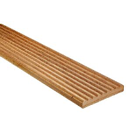 27 x 145mm Hardwood Decking Reeded / Ribbed