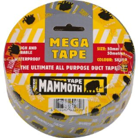 Mammoth Duct Tape Black 50mm x 50m Roll