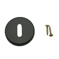 Lock Escutcheon Matt Black