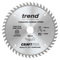 Trend Saw Blade 160mm 16,20mm Bore 48 Teeth