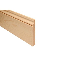 25 x 175mm Nom. (21 x 168mm fin.) Ogee Skirting No.584/7