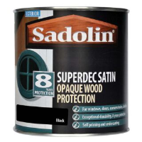 Sadolin Superdec Satin Black 1litre