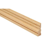 19 x 50mm Nom. (15 x 45mm fin.) Ogee Architrave No.802