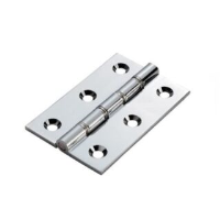 75mm Double Washered Butt Hinge Satin Chrome (Pack of 20)