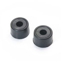 Door Stop Buffer 1.1/4" Black Pack of 2