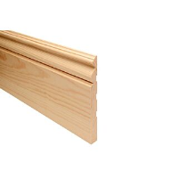 25 x 225mm Nom. (21 x 216mm fin.) Ogee Skirting No.681/9