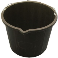 Black Builders Bucket Polythene FAI3GBUCKET