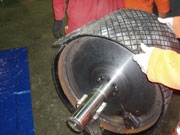 Cold Bonded Pulley Lagging Service