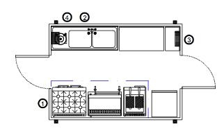 Small Production Kitchen 3.8m For Hire