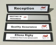  PVC Upright Name Plate Panel Holder Suppliers