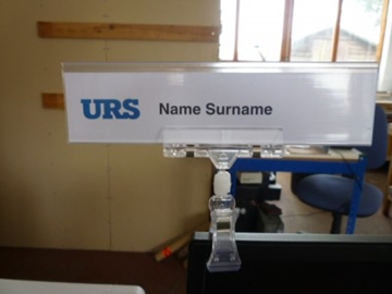  Raised Clip On Name Plate Holder Suppliers