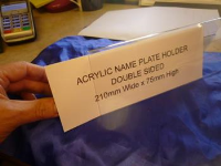  Plastic name card holders for desk Distributors