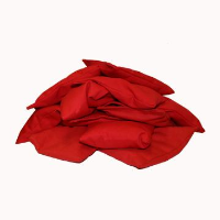 Plain Coloured Bean Bags Red