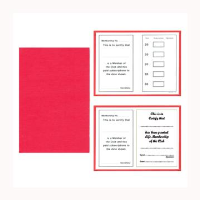 Linen Membership Cards - Various