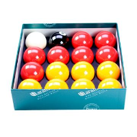 Red & Yellow Aramith 2 1/4" Ball Set