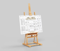 Mounted Table Plan Printing Newport