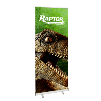 Suppliers Of Raptor Roller Banners Stand With Graphic