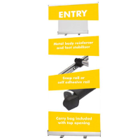 Custom Made Entry R Banner Stand