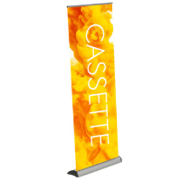 Bespoke Cassette R Banner Stand