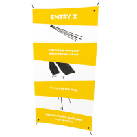 Custom Made Entry X Banner For Events