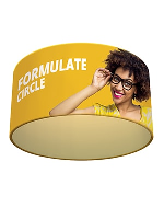 Custom Made Formulate Circle Hanging Structure Graphic For Events