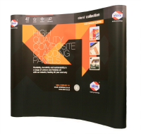 Bespoke Magnetic Easy pop-Up Popular Size Kit - Curved For Events