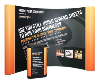 Bespoke Eco-Magnetic Easy pop-Up Kit - Curved For Events