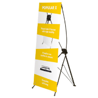Custom Made Popular X Banner Stand For Football Clubs