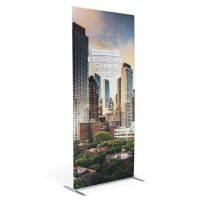 Custom Made Stretch Fabric Economy Stand For Show Rooms