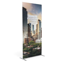 Custom Made Stretch Fabric Economy Stand For The Retail Industry