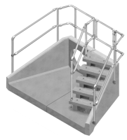 SFA Headwalls with Precast Steps For The Construction Industry