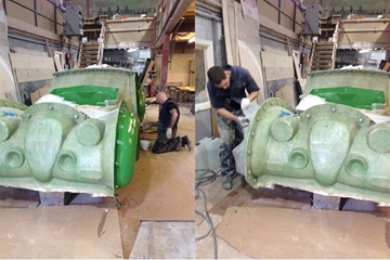 Fibreglass Mould Making By Hand