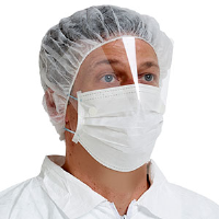 BioClean&trade; Clearview Visor Facemask