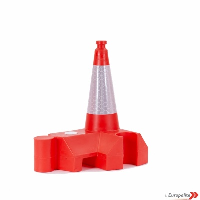 Kerbcone Traffic Cone System - Red Corner Kerb Section
KCONEC