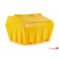 Grit Bin For Road Salt - 36cu.ft (1020ltr) Yellow Lockable