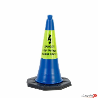  Road Traffic Cone Roadmaster 750mm Blue Warning Cones
