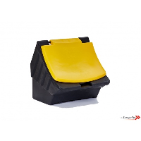 Grit Bin for Road Salt - 6cu.ft (170ltr) Black and Yellow Suppliers
