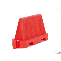 Plastic Road Traffic Barrier - 1000mm Utility Separator - Red Suppliers