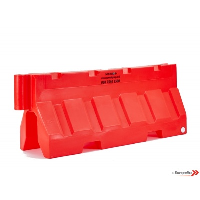 Traffic Barrier 2000mm Universal Separator - Red Suppliers