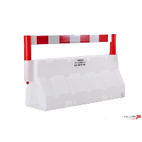 Plastic Road Traffic Barrier Extension Posts and Rails - 2 Meter Universal Hurdle System Distributors