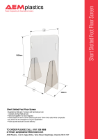 Free-Standing Protection Screens For The Retail Industry