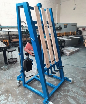 Manufacturer of Bespoke Hydraulic Lifting Trolley Milton Keynes